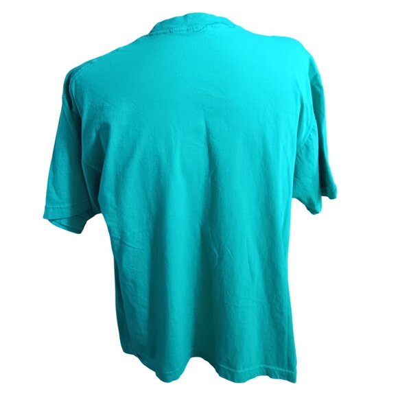 Vintage XL T-shirt 1990's AOP Warner Bros "Class Of 55" Rockabilly Auto Club - Picture 4 of 5